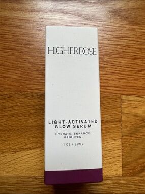 HigherDose Light-Activated Glow Serum new 1oz hydrate enhance,brighten